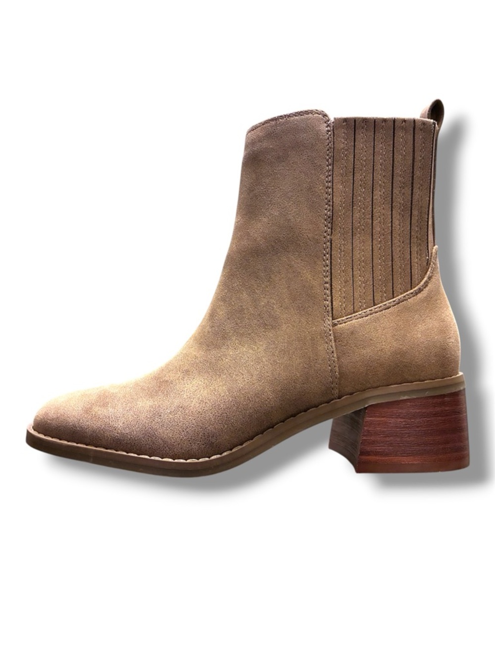 🍂 Dolce Vita Delilah Taupe Ankle Booties Size 6.5 EUC